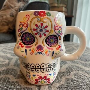 {Day of The Dead} Sugar Skull Mug Drink Coffee Cup Ceramic